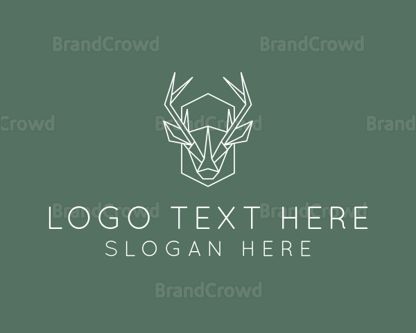 Wild Stag Hunting Logo
