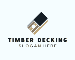 Decking - Flooring Tile Parquet logo design