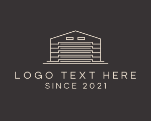 Minimalist - Storage Building Facility logo design