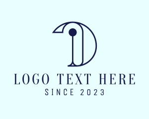 Letter D - Elegant Ornate Business logo design