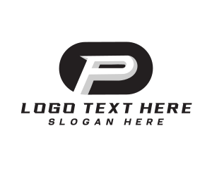 App - Tech Business Letter P logo design