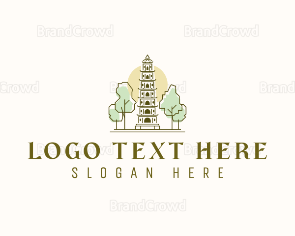 Thien Mu Pagoda Vietnam Logo