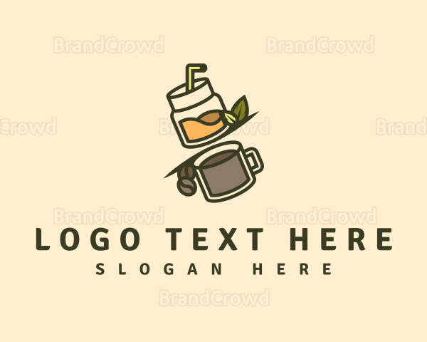 Coffee Juice Drink Bar Logo