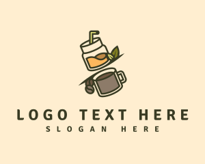 Tearoom - Coffee Juice Drink Bar logo design
