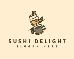 Coffee Juice Drink Bar logo design