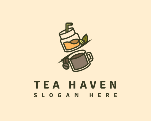 Coffee Juice Drink Bar logo design