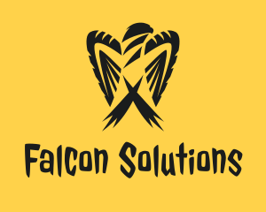 Falcon - Hawk Wings Falcon logo design