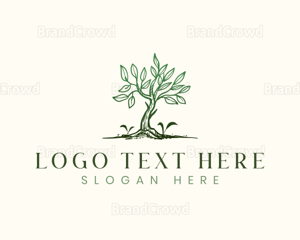 Plant Tree Farm Logo