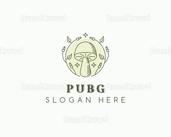 Mushroom Garden Shrooms Logo