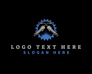Laser - Welding Industrial Fabrication logo design