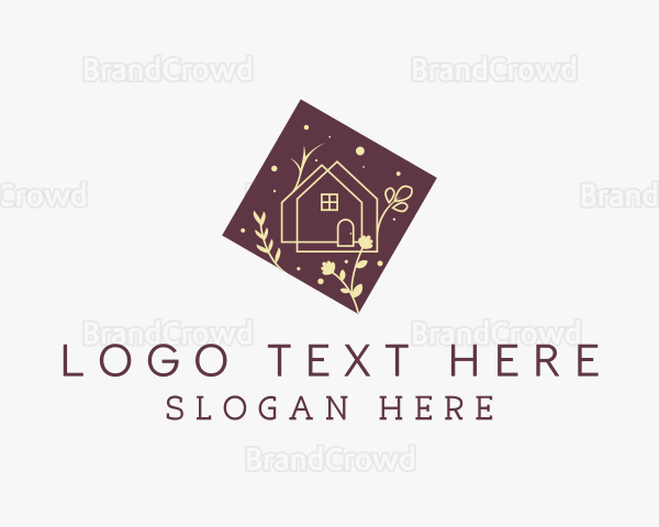 Floral Tiny House Logo