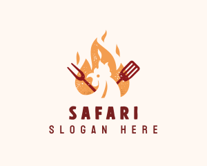 Diner - Grill Chicken Restaurant logo design