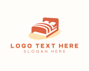 Home Staging - Bed Furniture Bedroom logo design