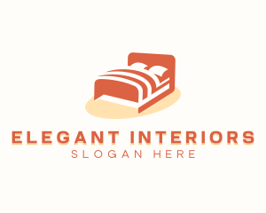 Bed Furniture Bedroom logo design