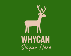 Brown Wild Deer Logo