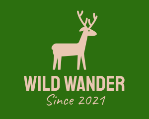 Brown Wild Deer logo design