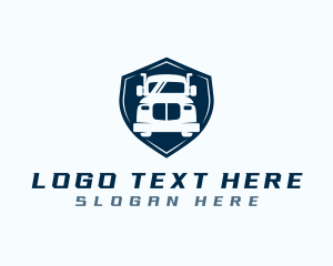 Cargo - Truck Shield Logistics logo design