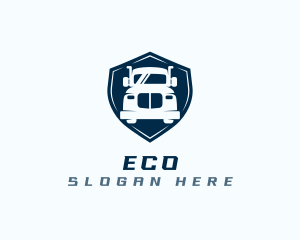 Shipping - Truck Shield Logistics logo design