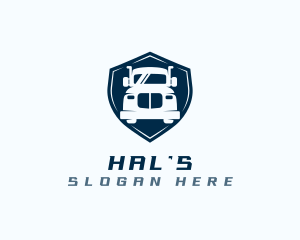 Automobile - Truck Shield Logistics logo design