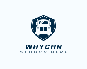 Freight - Truck Shield Logistics logo design