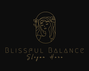 Self Care - Woman Flower Spa logo design