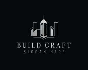 Building Property Contractor logo design