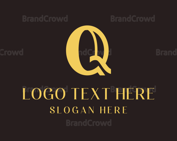 Modern Creative Business Letter Q Logo