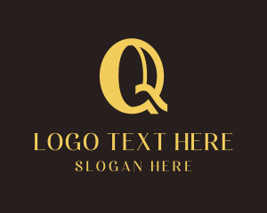 Slanted - Modern Creative Business Letter Q logo design