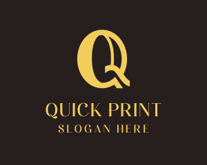 Modern Creative Business Letter Q logo design