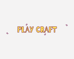 Playful Cartoon Text logo design