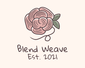 Flower Yarn Knitwork logo design