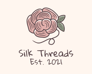 Flower Yarn Knitwork logo design