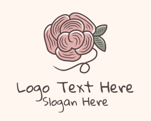 Flower Yarn Knitwork Logo