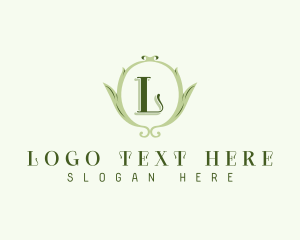 Jewelry - Luxury Botanical Crest logo design