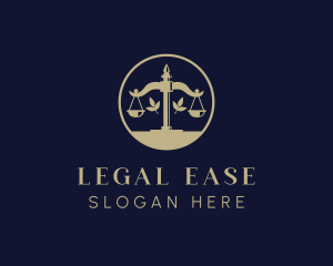 Law - Justice Scale Law logo design