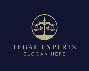 Law - Justice Scale Law logo design