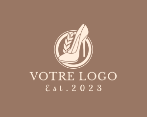 Leaf - Elegant Stiletto Heel logo design