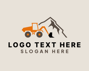 Wheel Loader Contractor Logo