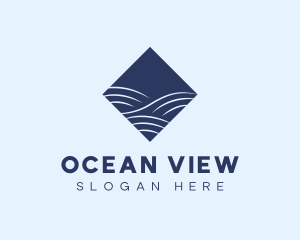 Wave Ocean Resort logo design