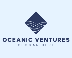 Wave Ocean Resort logo design