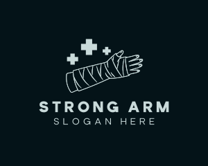 Medical Arm Cast logo design