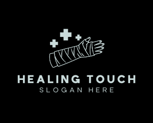 Medical Arm Cast logo design