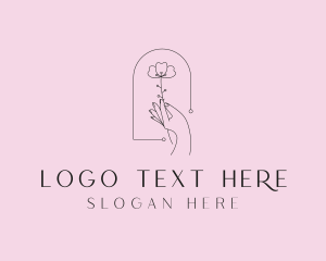 Spa - Flower Wellness Garden logo design