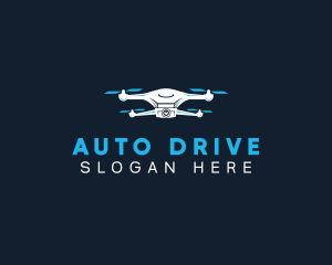 Autopilot - Drone Surveillance Camera logo design