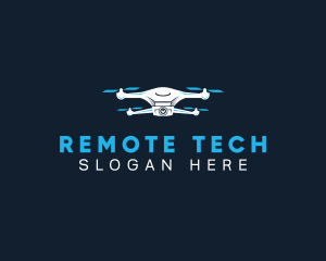 Remote - Drone Surveillance Camera logo design