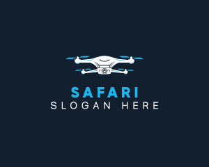 Aerial - Drone Surveillance Camera logo design