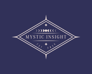 Psychic - Spiritual Celestial Moon logo design