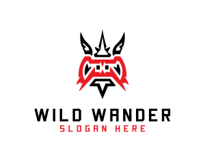 Wild Dragon Creature logo design