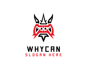 Mythology - Wild Dragon Creature logo design