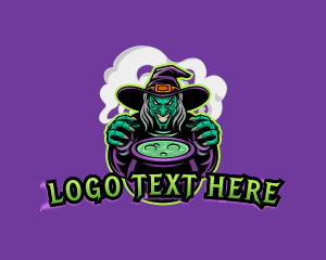 Halloween - Evil Witch Gaming logo design